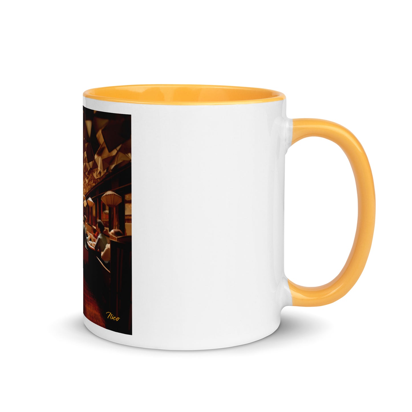 Oriient Express Series Print #2 Mug with Color Inside