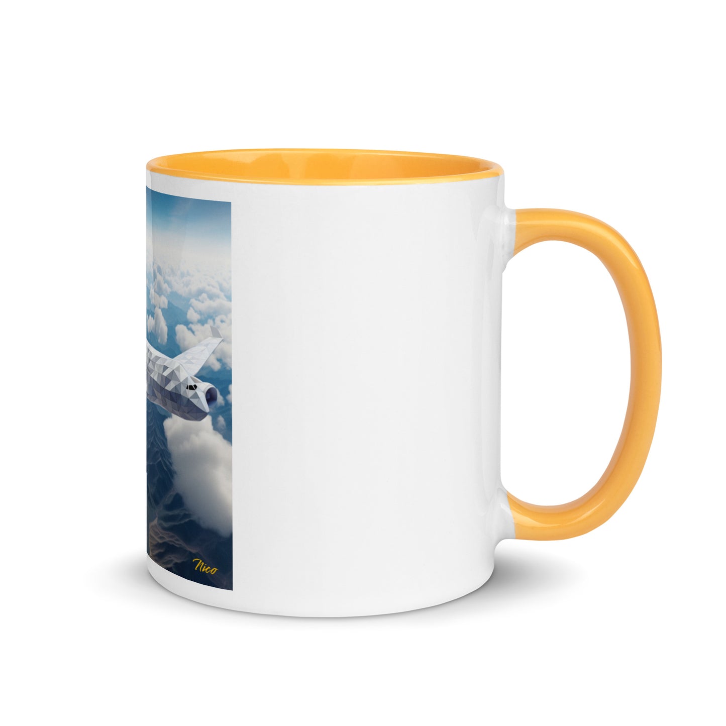 Frequent Flyer Miles Series Print #7 Mug with Color Inside