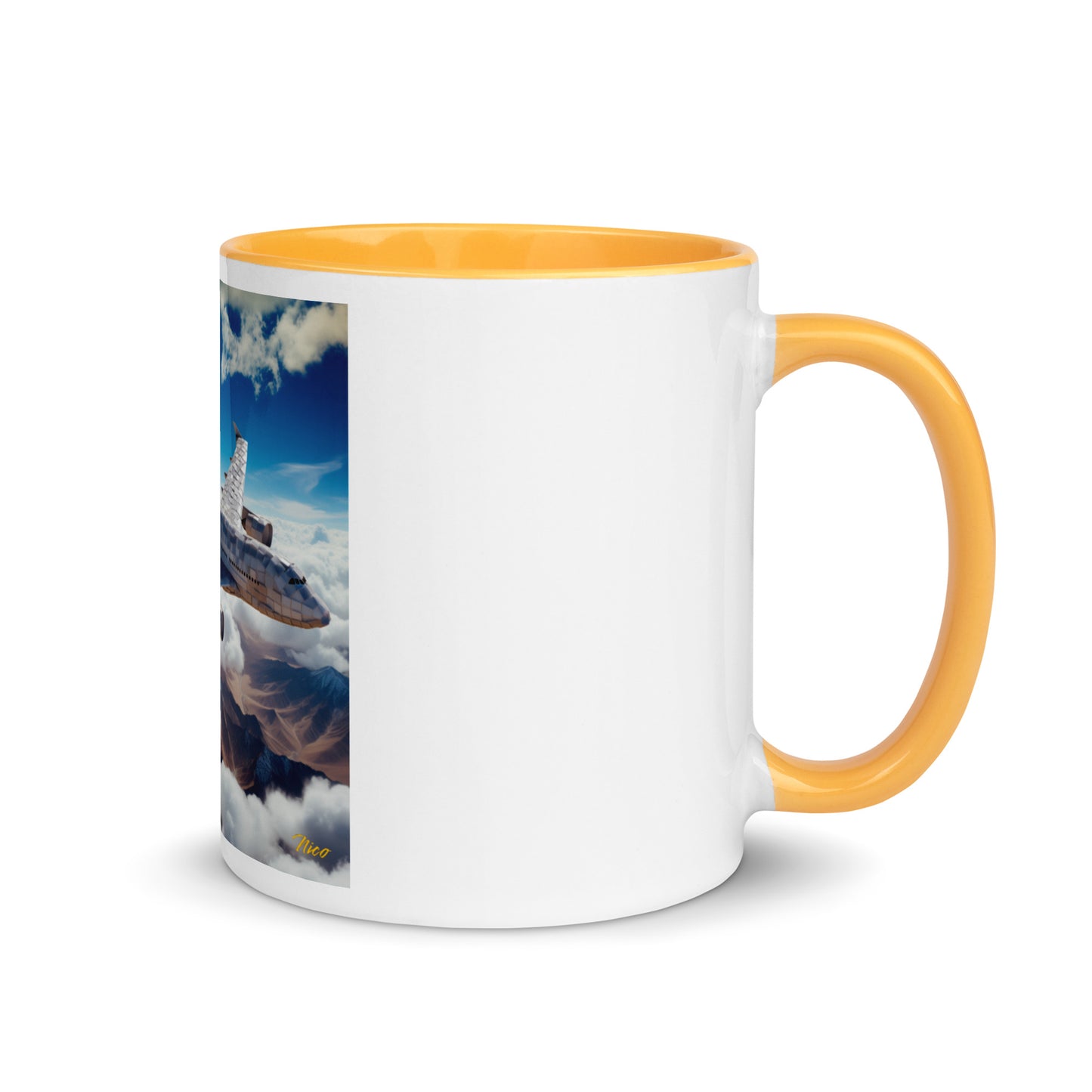 Frequent Flyer Miles Series Print #9 Mug with Color Inside