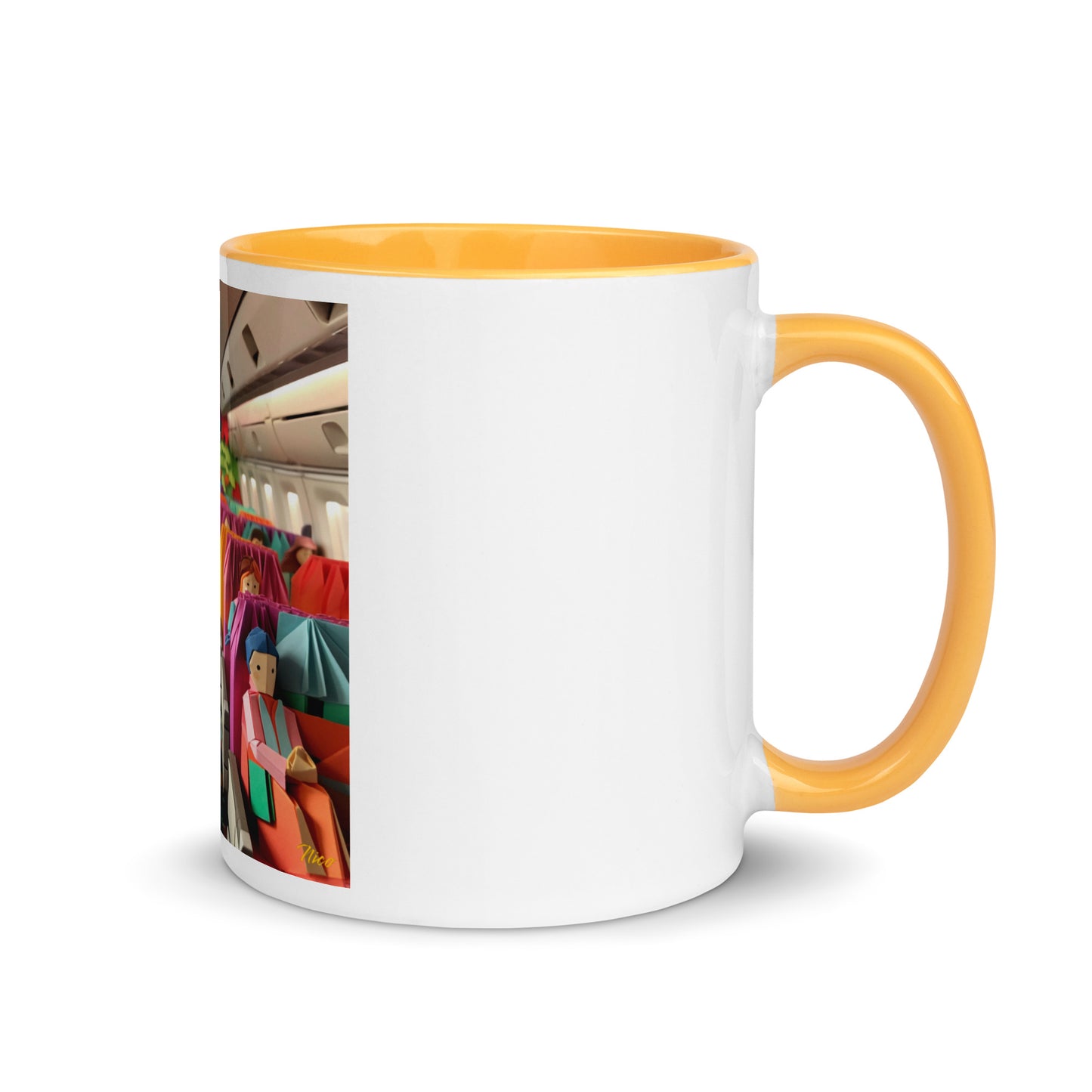 Frequent Flyer Miles Series Print #2 Mug with Color Inside