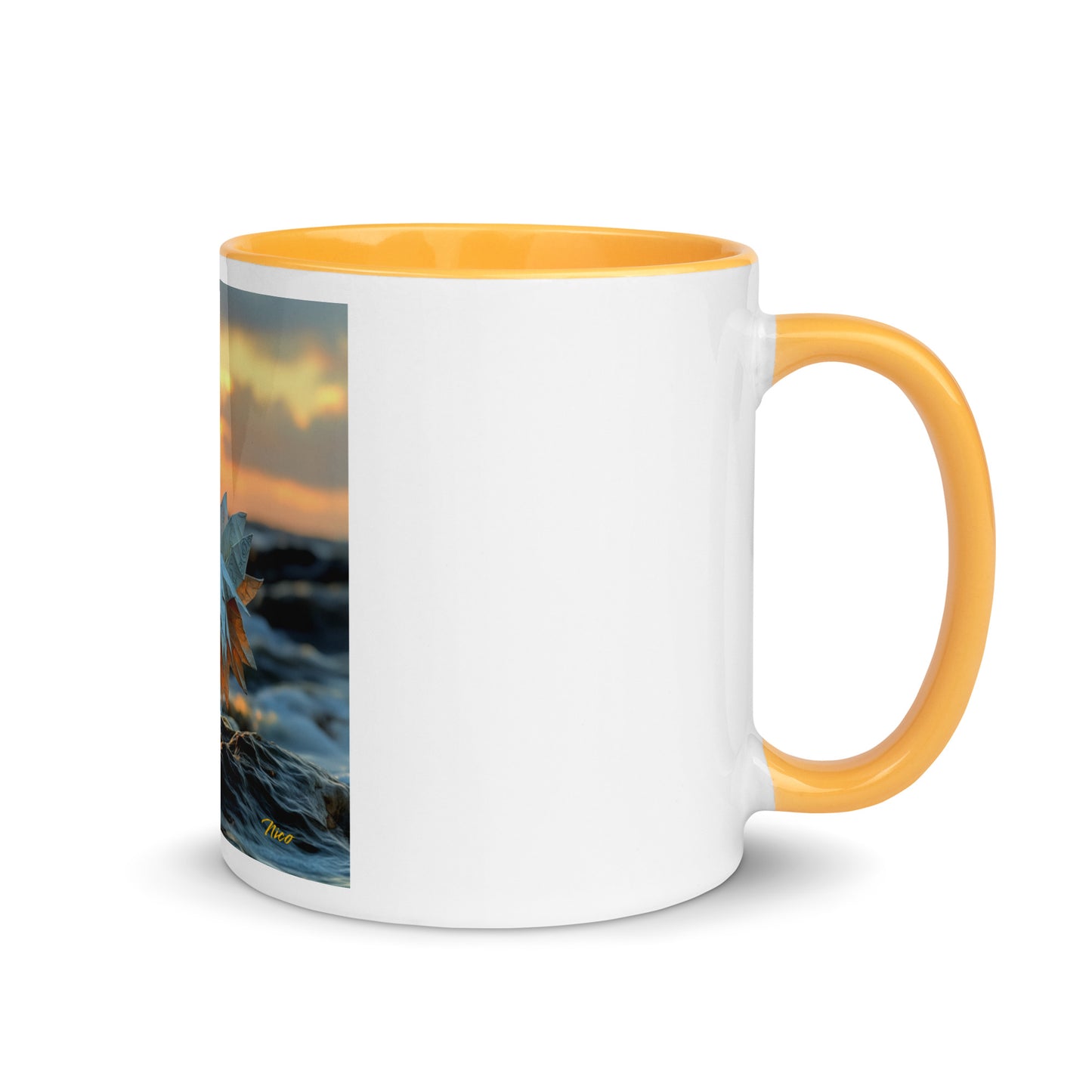 By The Seaside Series Print #1 - Mug with Color Inside