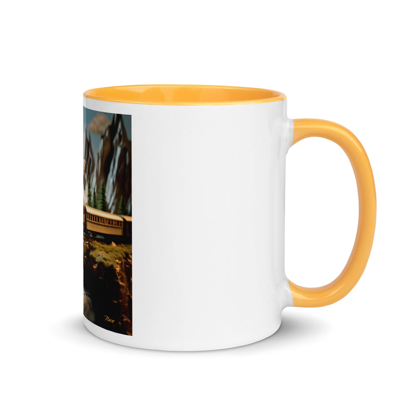 Orient Express Series Print #5 - Mug with Color Inside