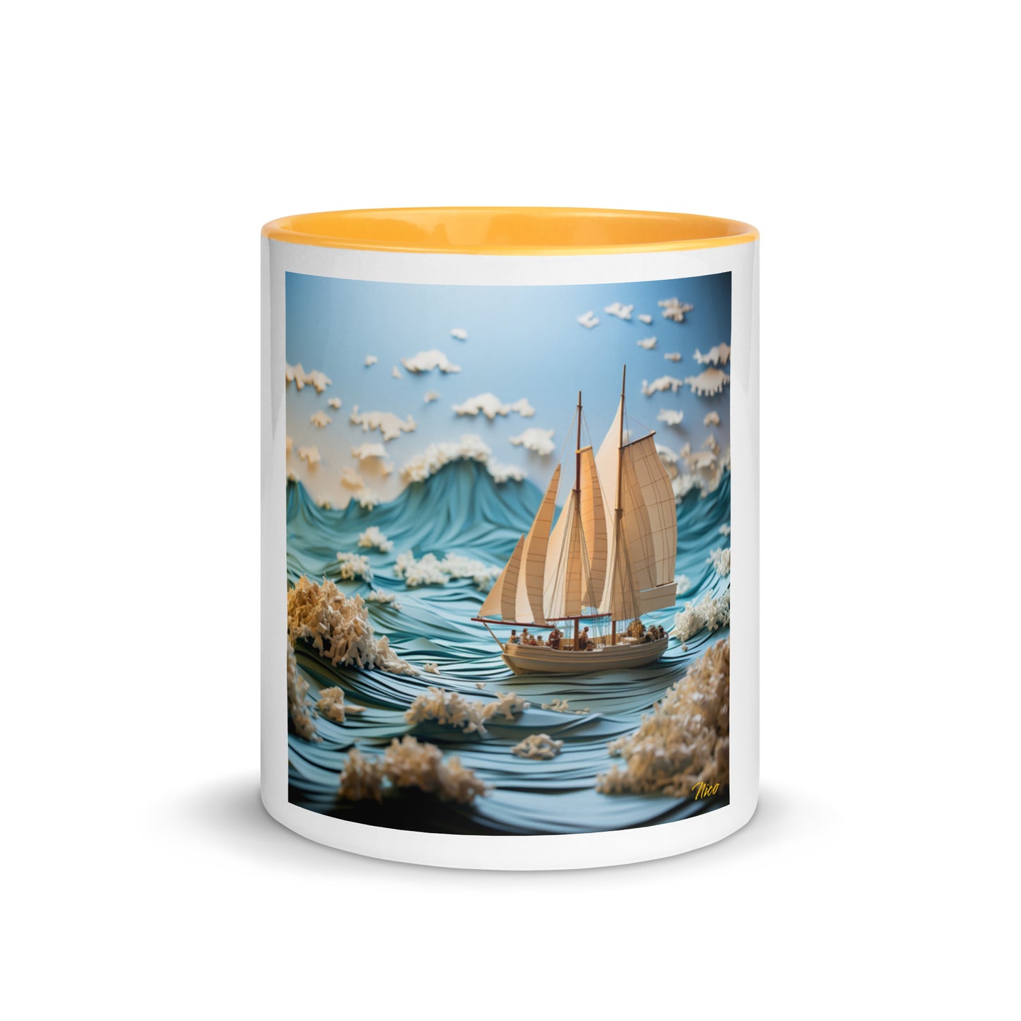 Into The Sunset Series Print #4 - Mug with Color Inside