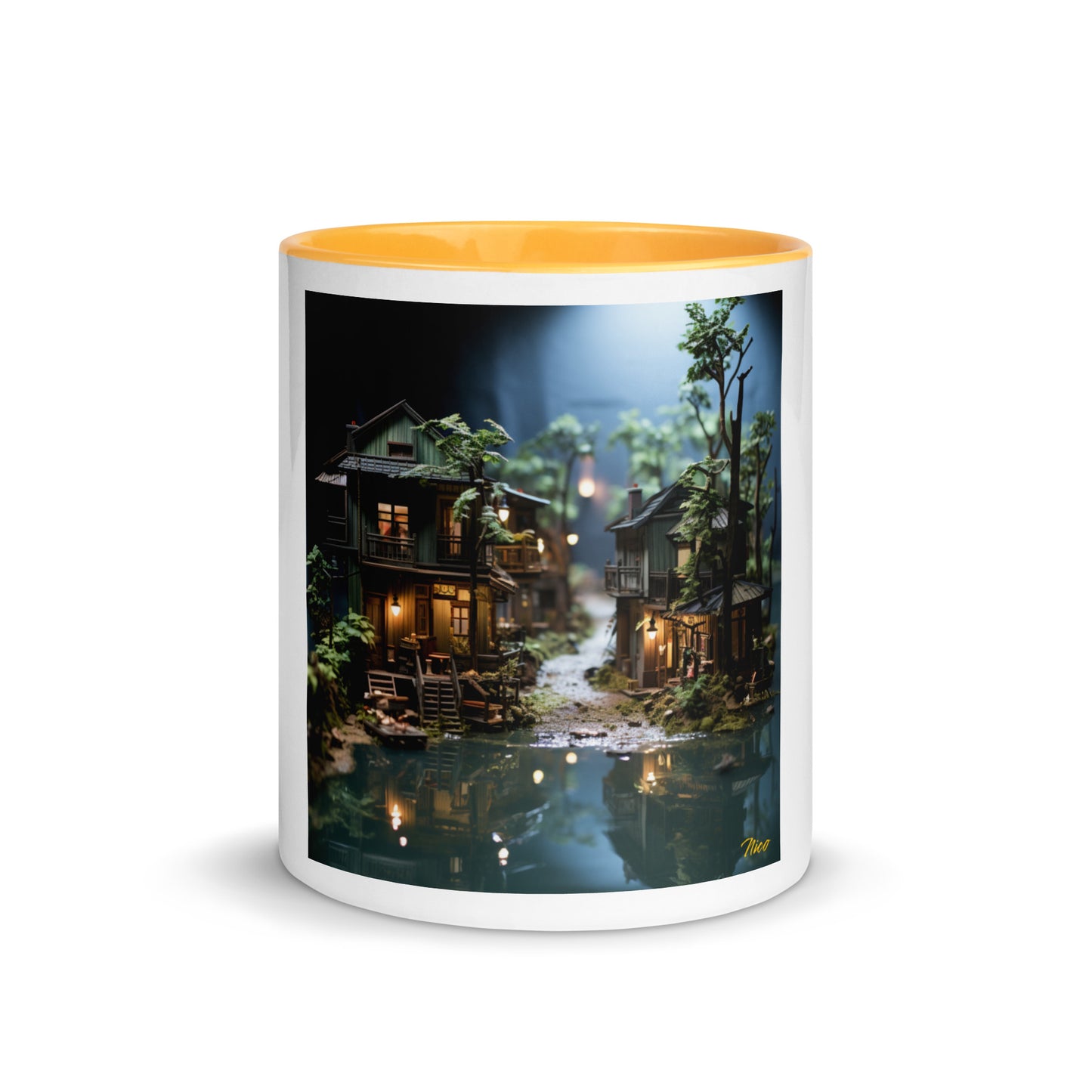 Born On A Bayou Series Print #3 - Mug with Color Inside