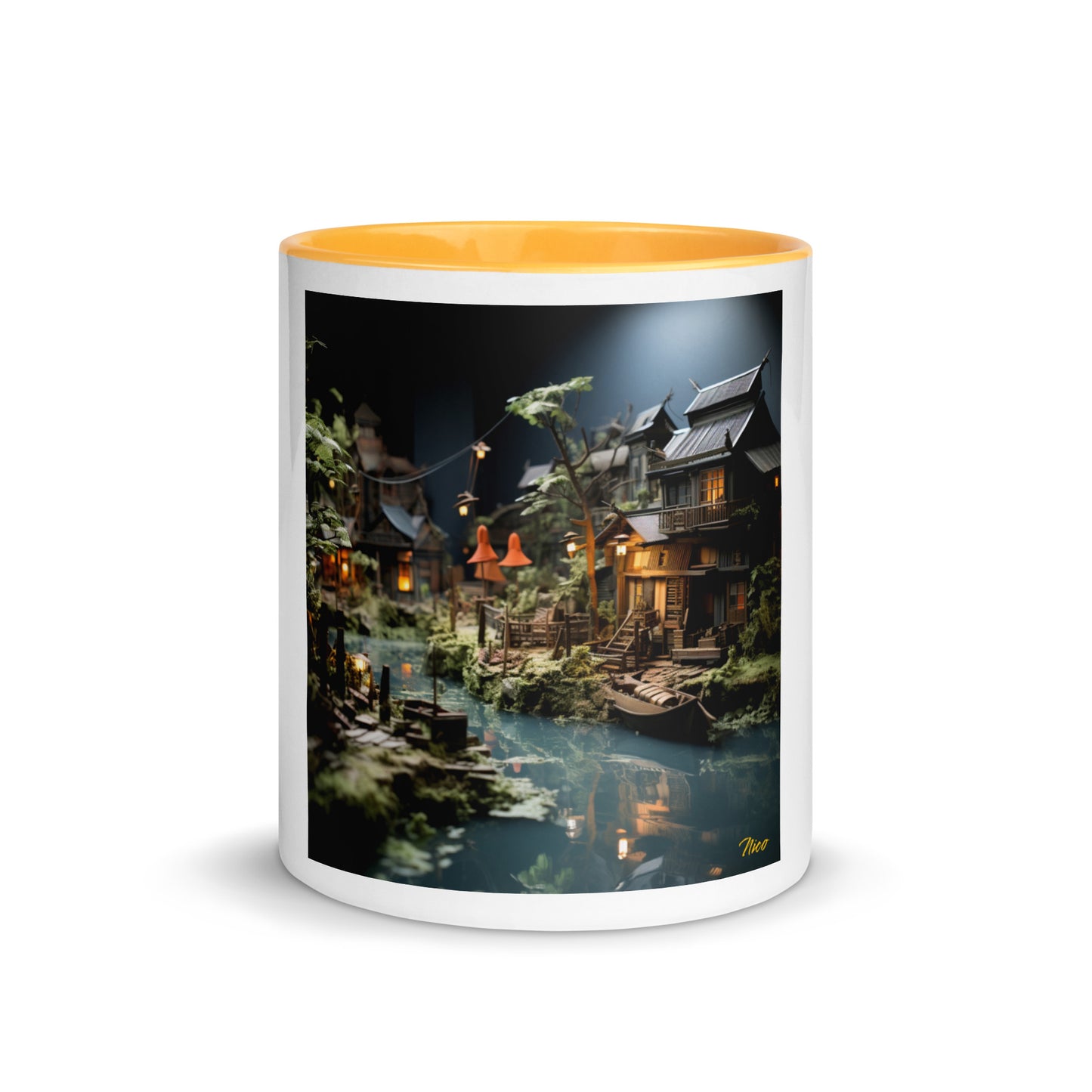 Born On A Bayou Series Print #6 - Mug with Color Inside