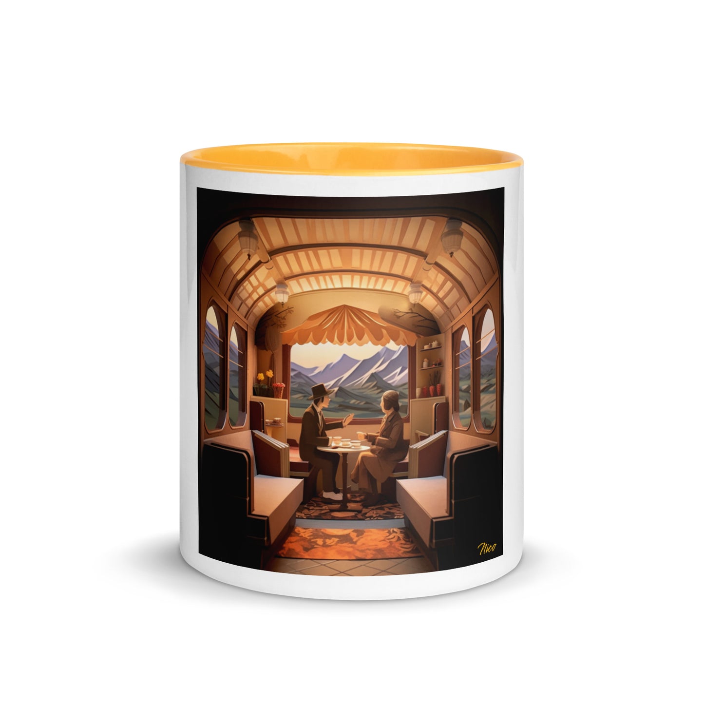 Orient Express Series Print #10 - Mug with Color Inside