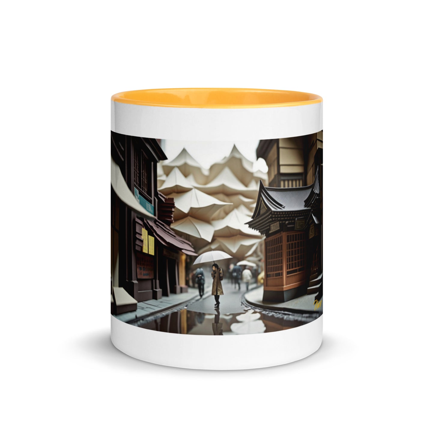 Rainy Days And Mondays Series Print #6 - Mug with Color Inside