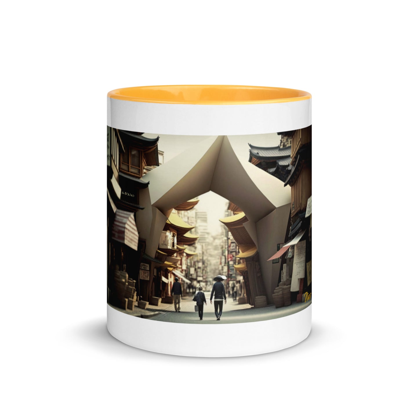 Via The Metropolis Series Print #8 - Mug with Color Inside