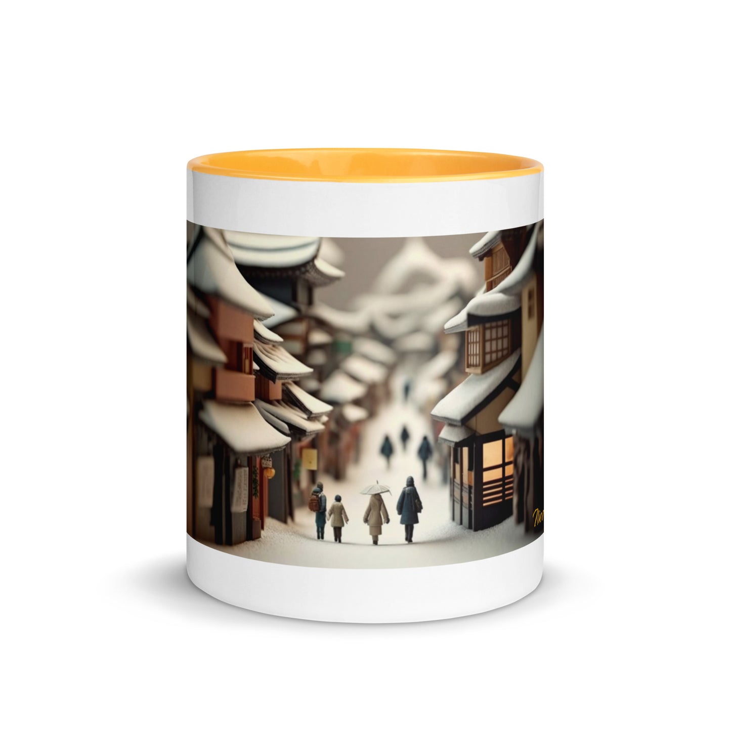 Asian Snow Series Print #6 - Mug with Color Inside