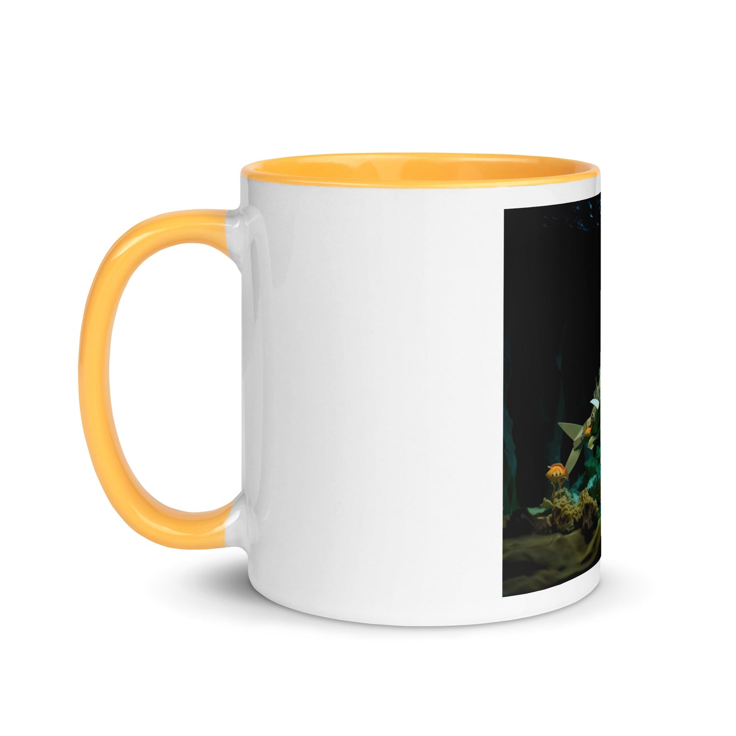 20,000 Leagues Under The Sea Series Print #8 - Mug with Color Inside