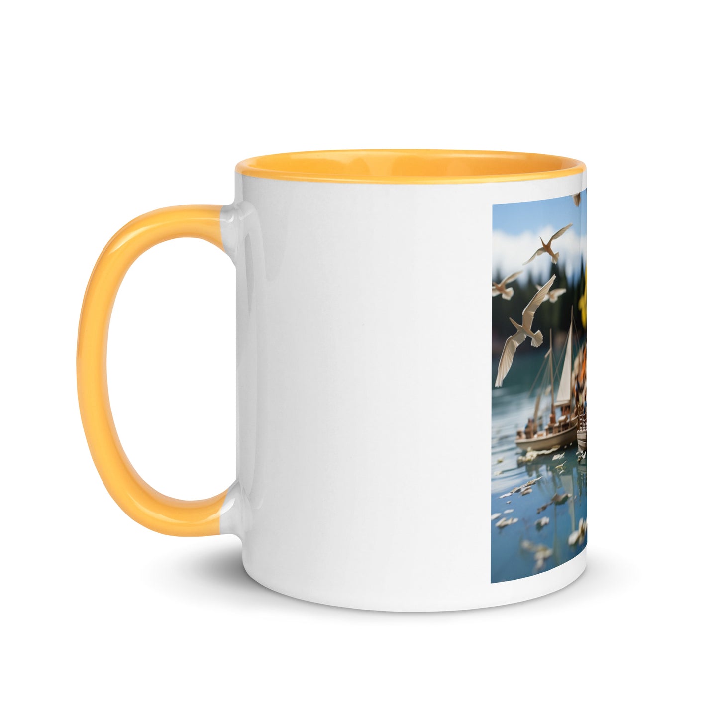 On The Docks By The Bay Series Print #8 - Mug with Color Inside