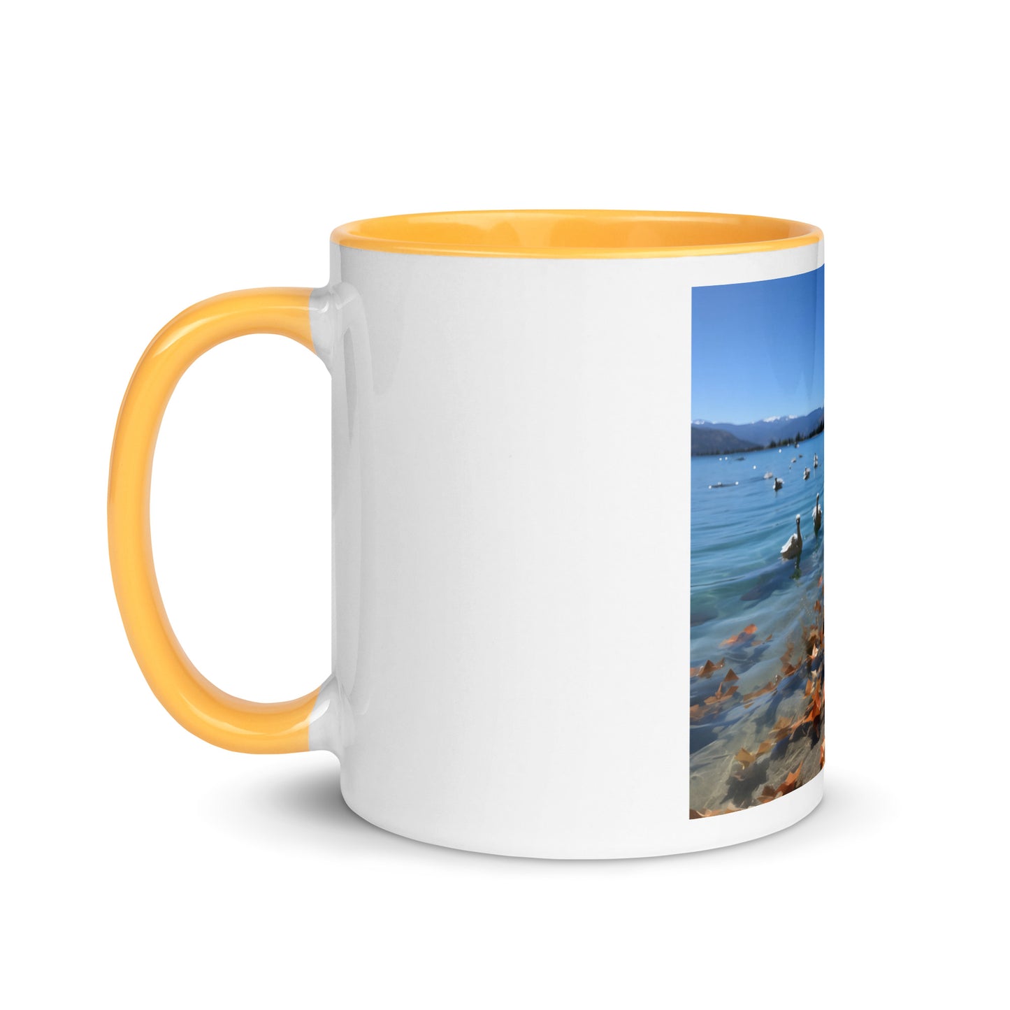 Atop The Mountain Lakeshore Series Print #2 - Mug with Color Inside