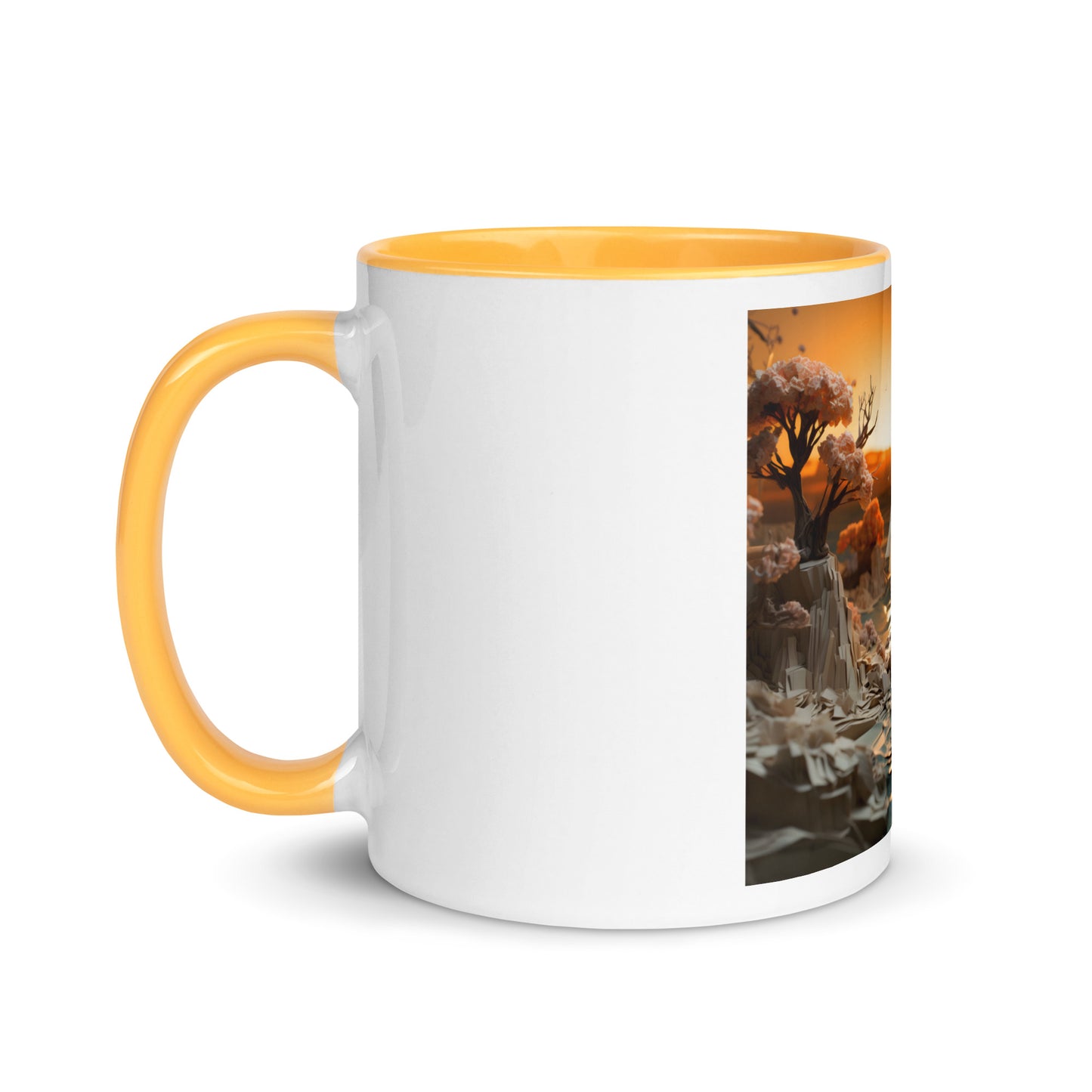 Into The Sunset Series Print #3 - Mug with Color Inside