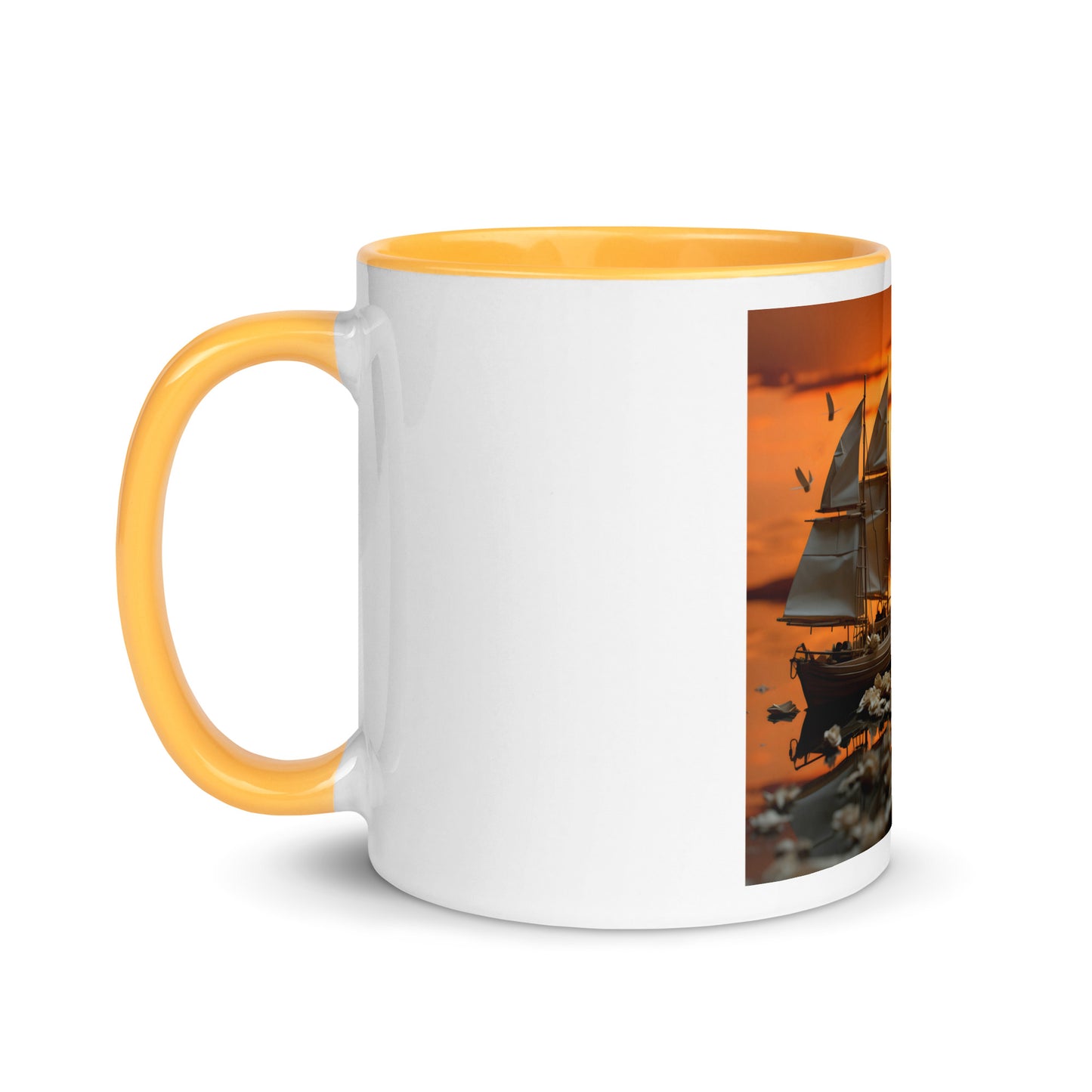 Into The Sunset Series Print #9 - Mug with Color Inside