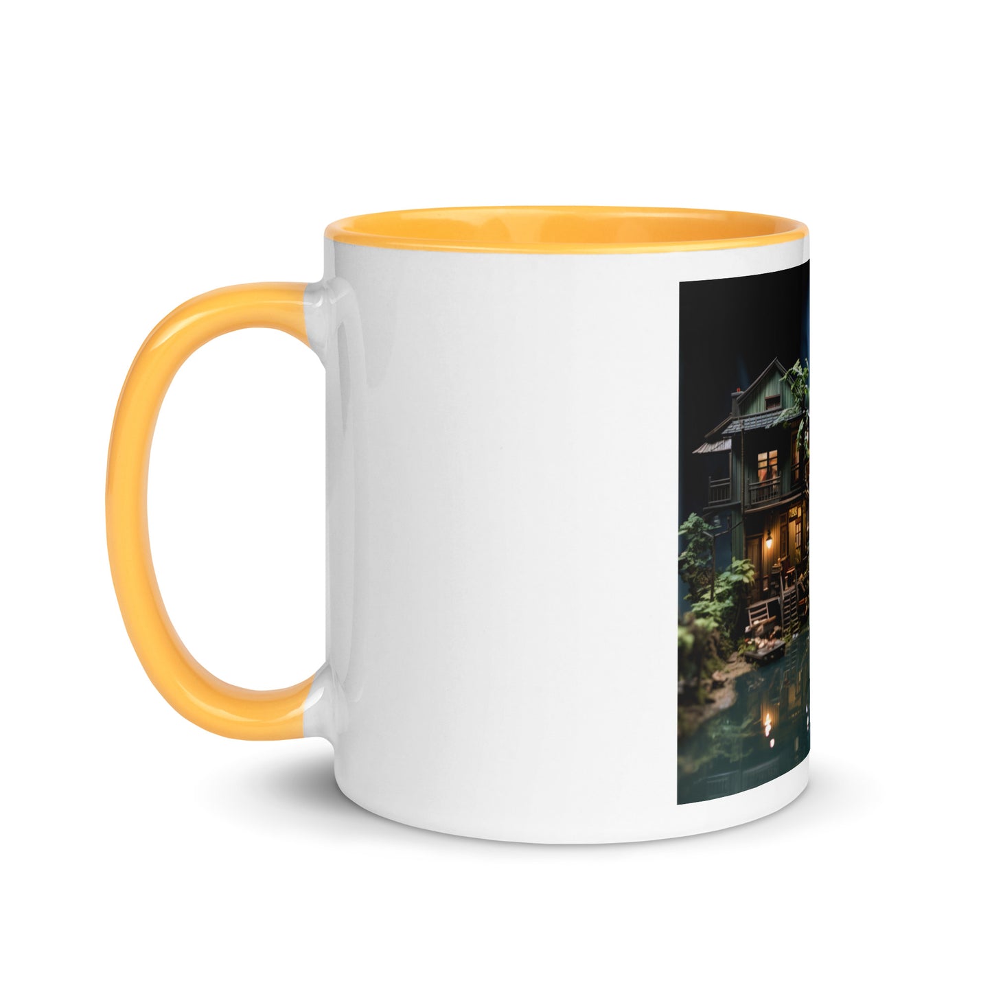 Born On A Bayou Series Print #3 - Mug with Color Inside