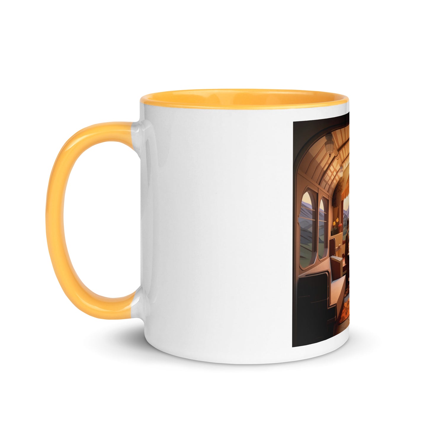 Orient Express Series Print #10 - Mug with Color Inside