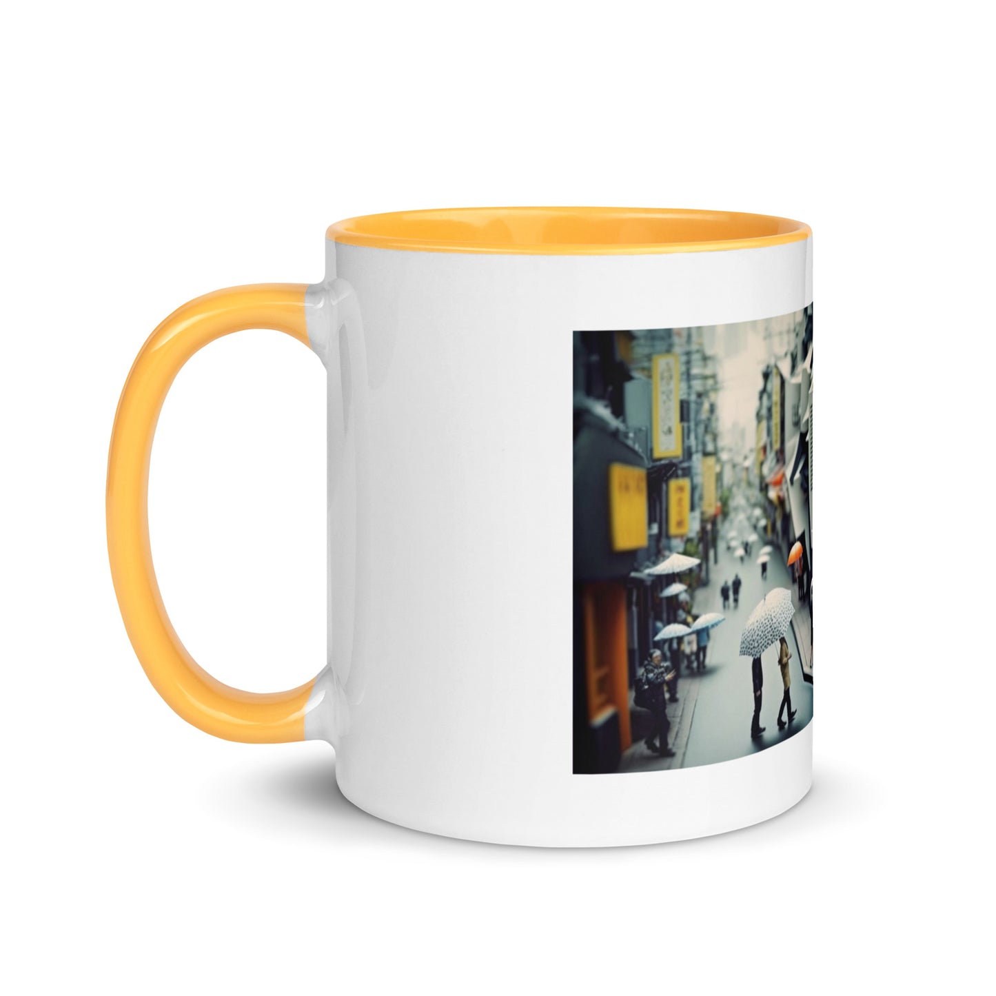 Rainy Days And Mondays Series Print #3 - Mug with Color Inside