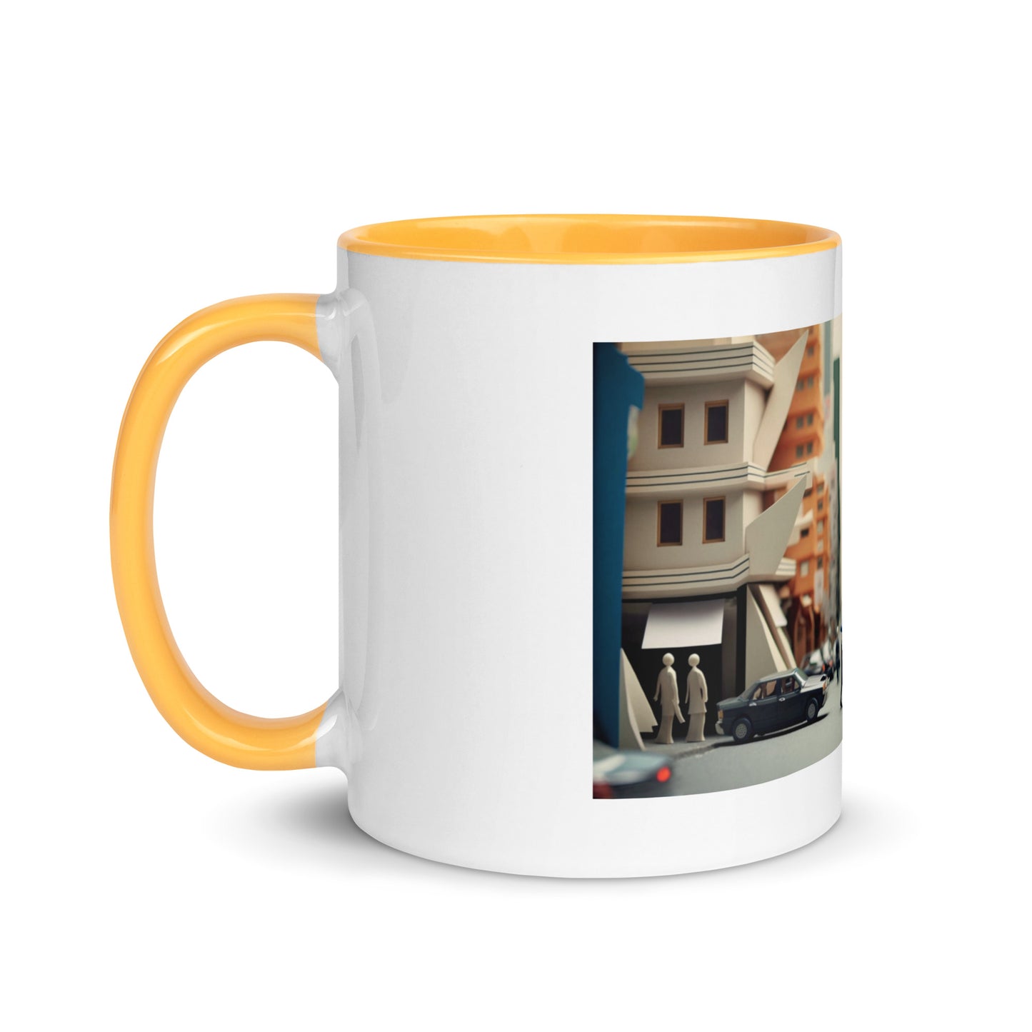 Via The Metropolis Series Print #7 - Mug with Color Inside