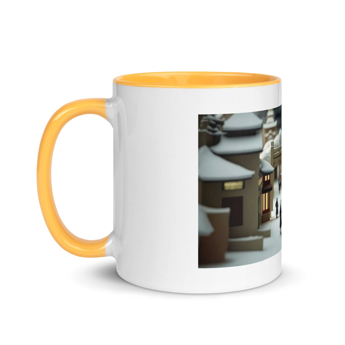 Asian Snow Series Print #9 - Mug with Color Inside