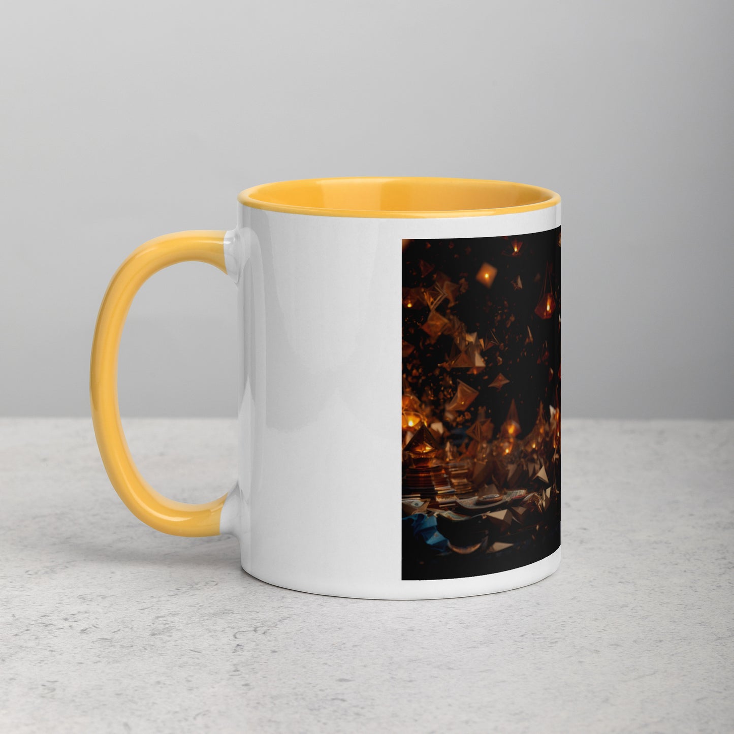 Ascending Buddha Series Print #1 - Mug with Color Inside