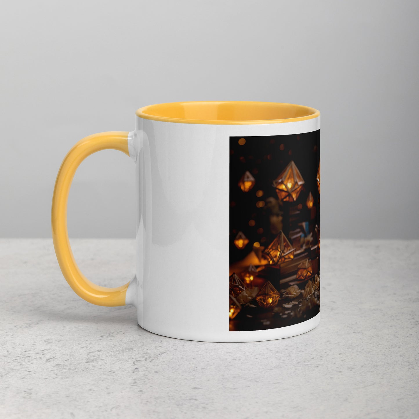 Ascending Buddha Series Print #3 - Mug with Color Inside