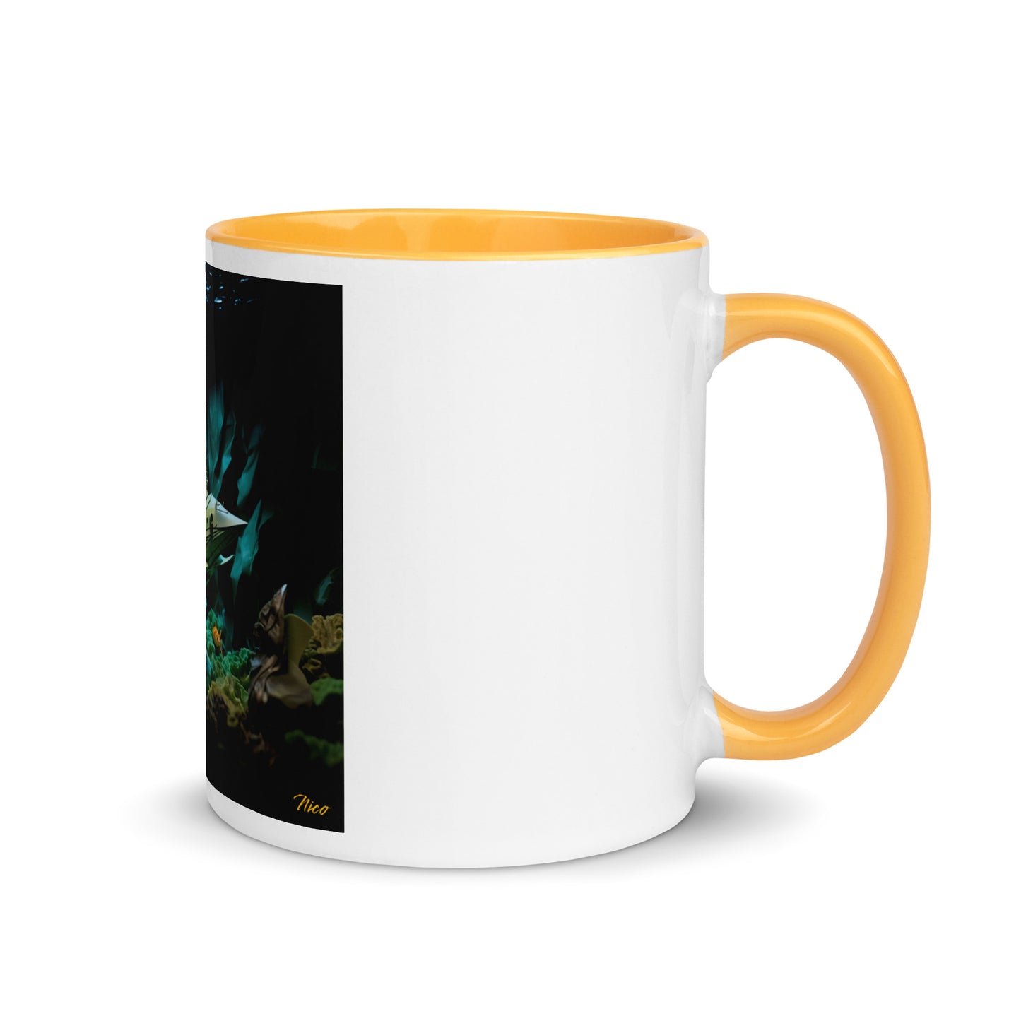 20,000 Leagues Under The Sea Series Print #8 - Mug with Color Inside