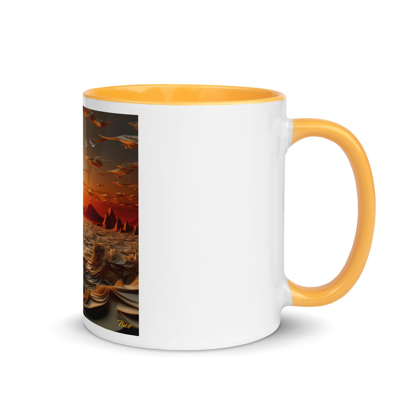 Into The Sunset Series Print #7 - Mug with Color Inside