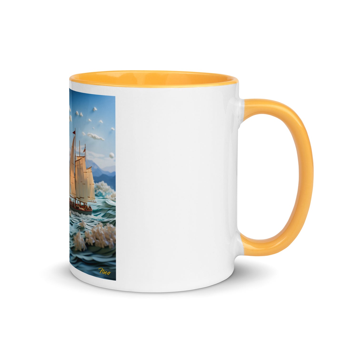 Into The Sunset Series Print #2 - Mug with Color Inside