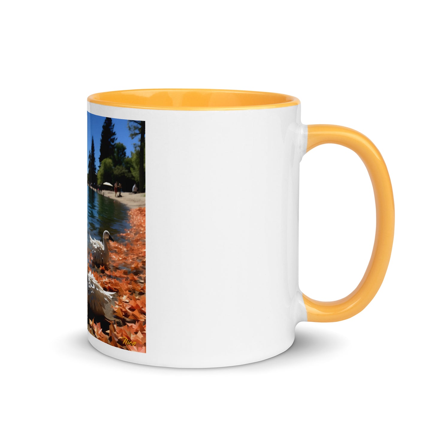 Atop The Mountain Lakeshore Series Print #2 - Mug with Color Inside