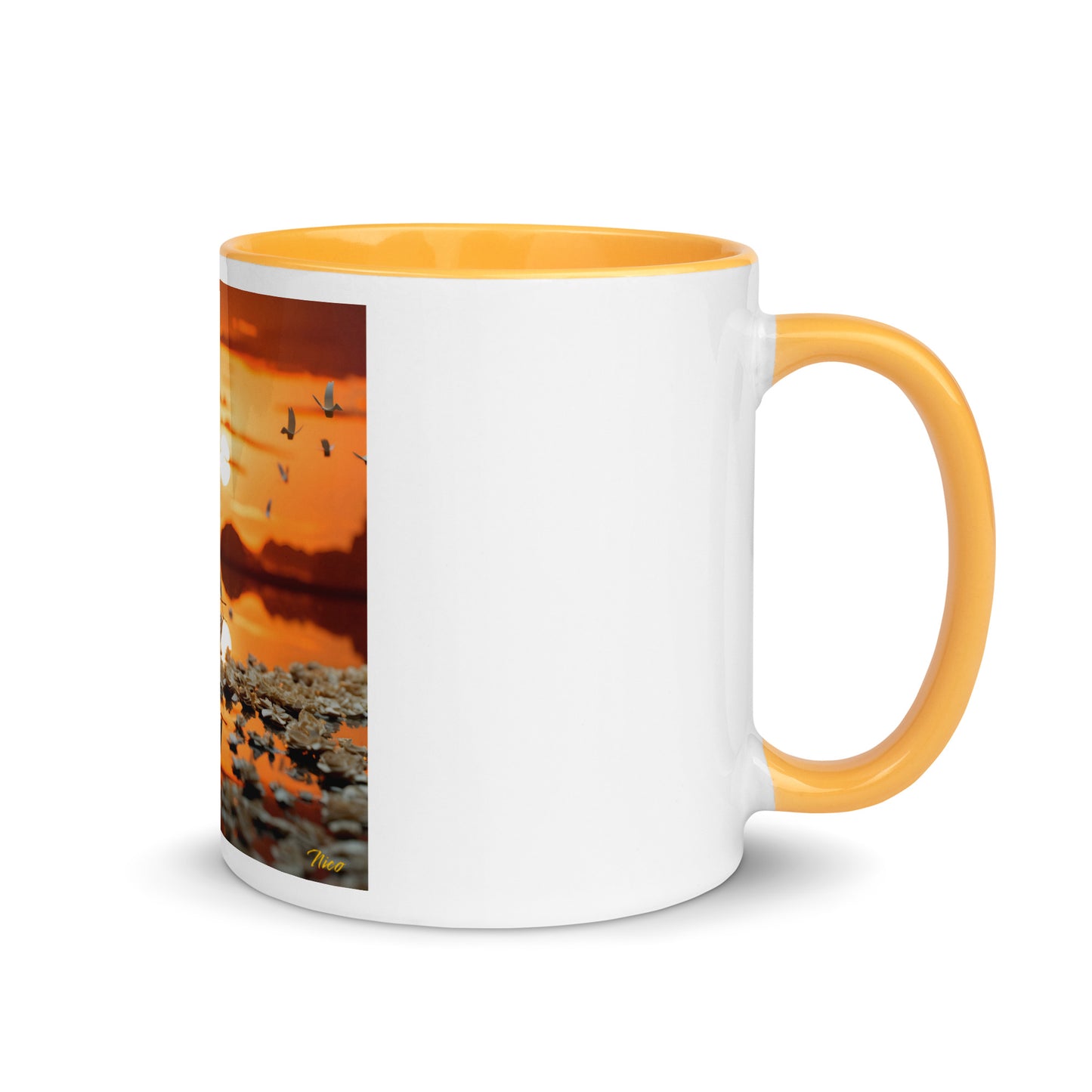 Into The Sunset Series Print #9 - Mug with Color Inside