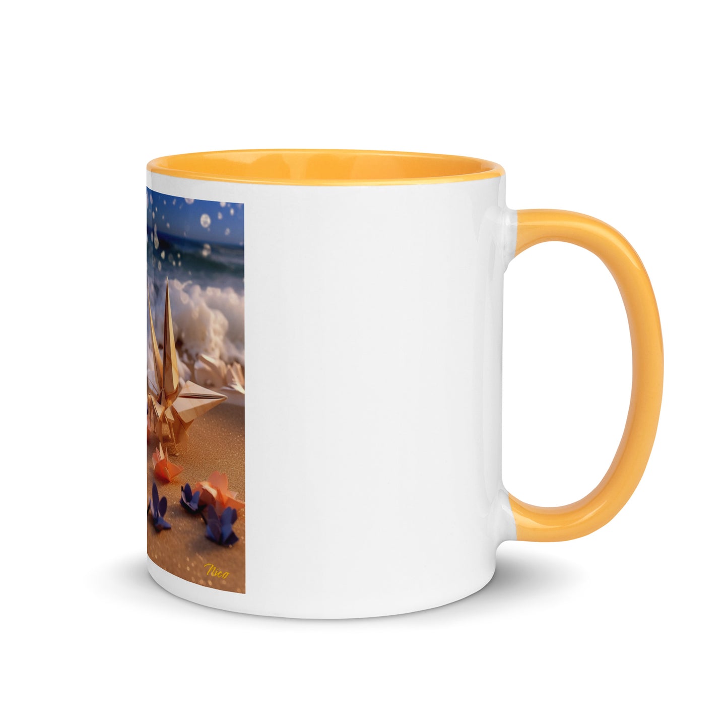 By The Seaside Series Print #10 - Mug with Color Inside