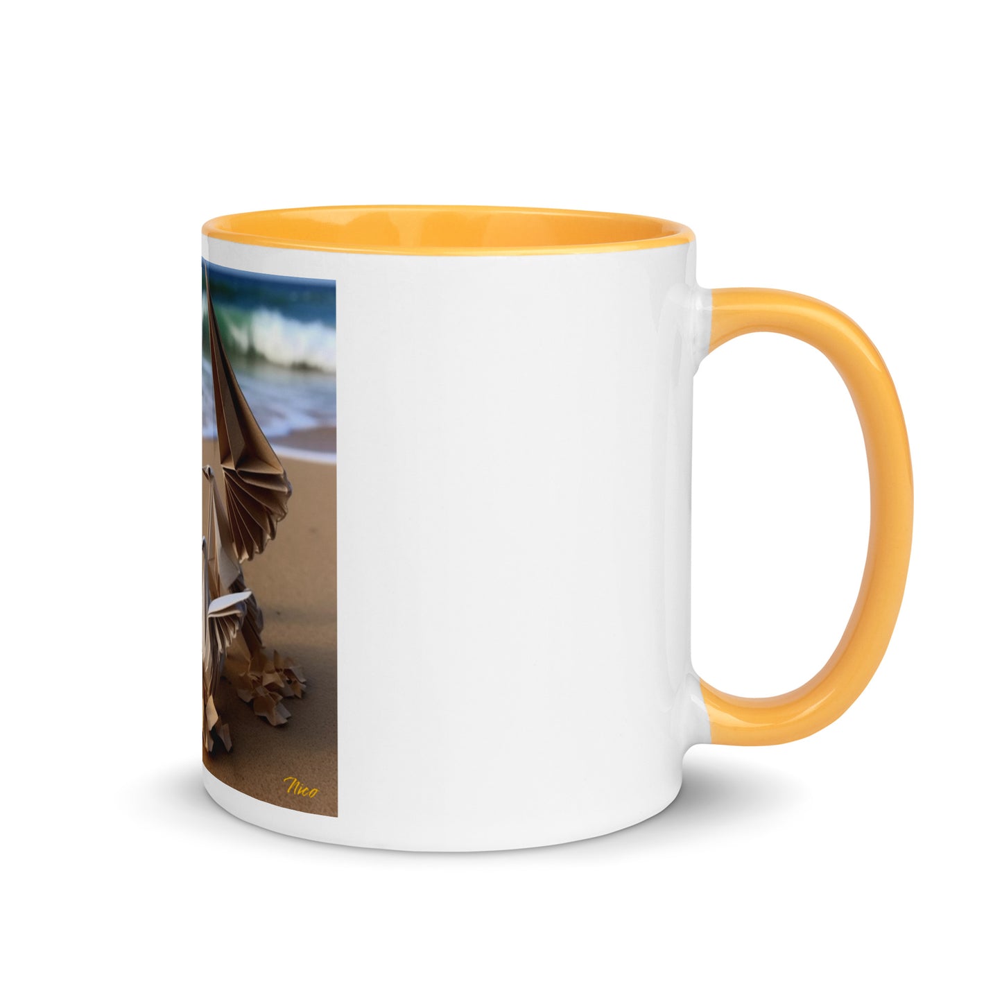 By The Seaside Series Print #1 - Mug with Color Inside