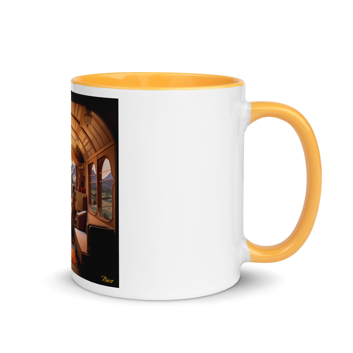 Orient Express Series Print #10 - Mug with Color Inside