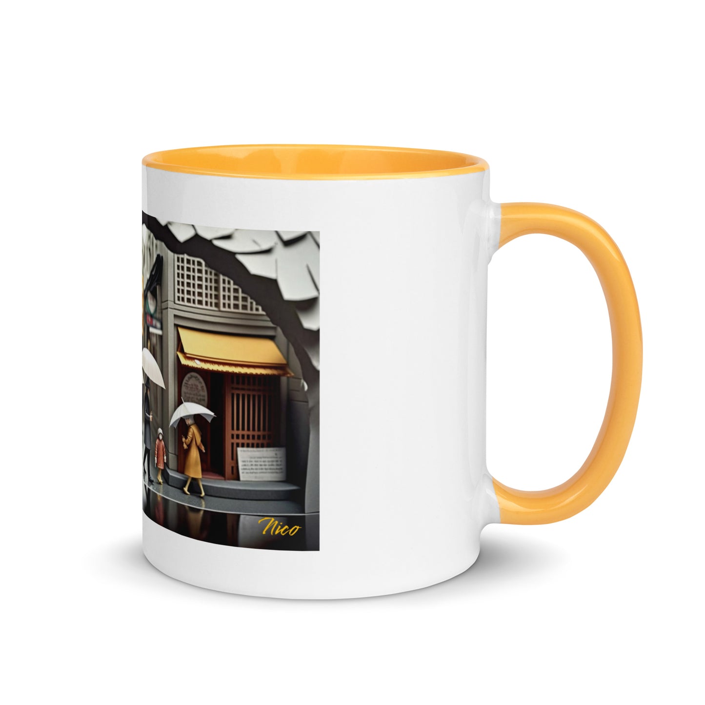 Rainy Days And Mondays Series Print #1 - Mug with Color Inside