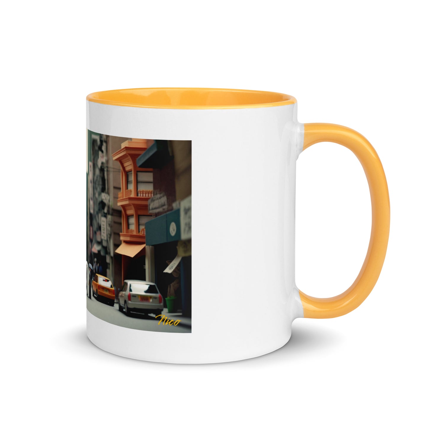 Via The Metropolis Series Print #7 - Mug with Color Inside