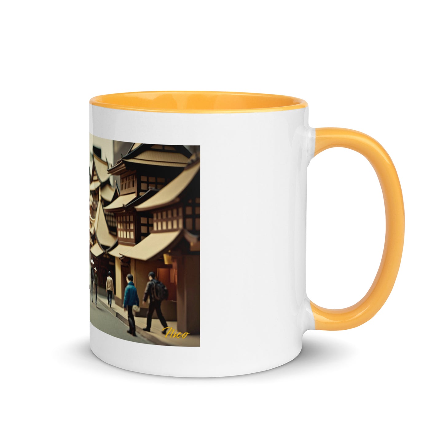 Via The Metropolis Series Print #4 - Mug with Color Inside