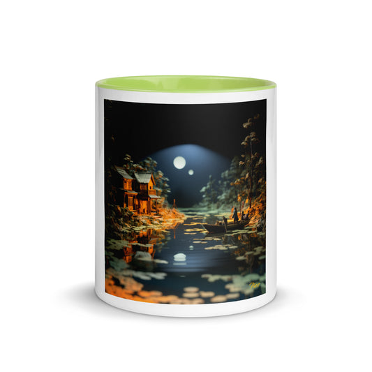 Born On A Bayou Print #3 Mug with Color Inside