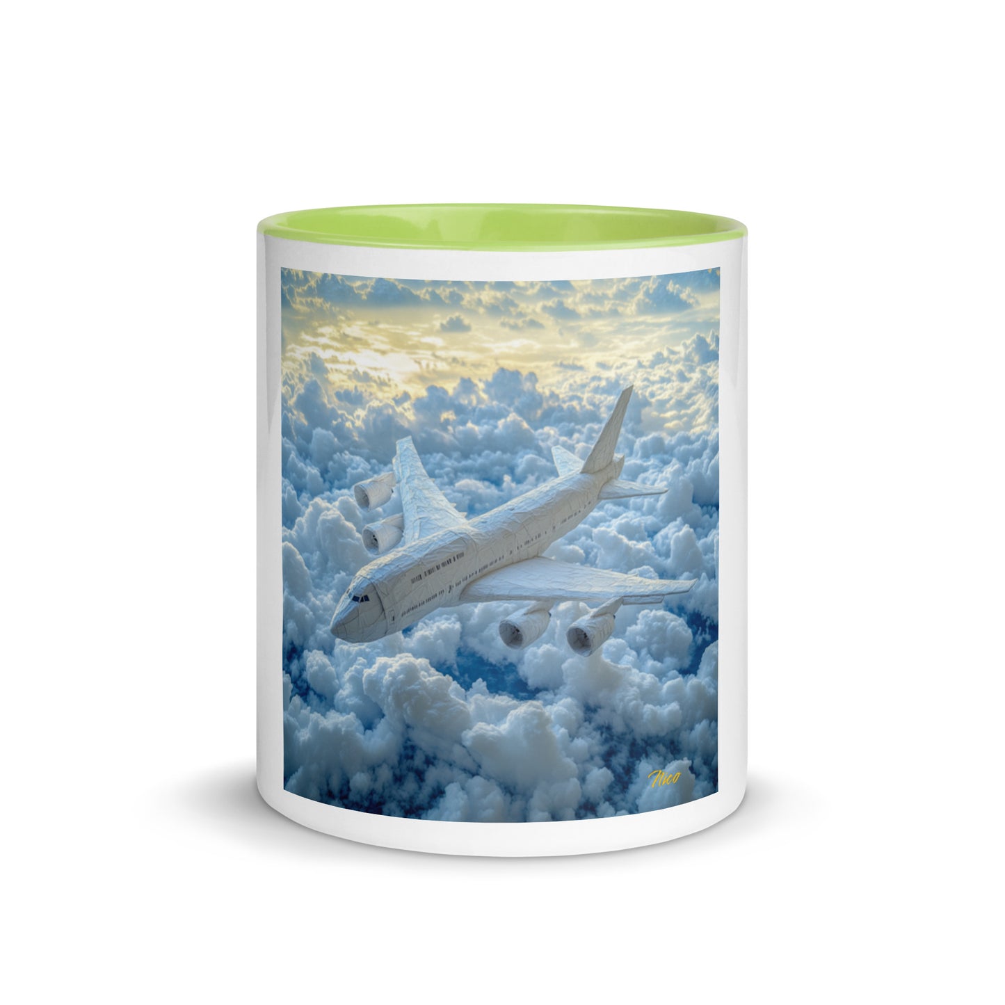 Frequent Flyer Miles Series Print #10 Mug with Color Inside