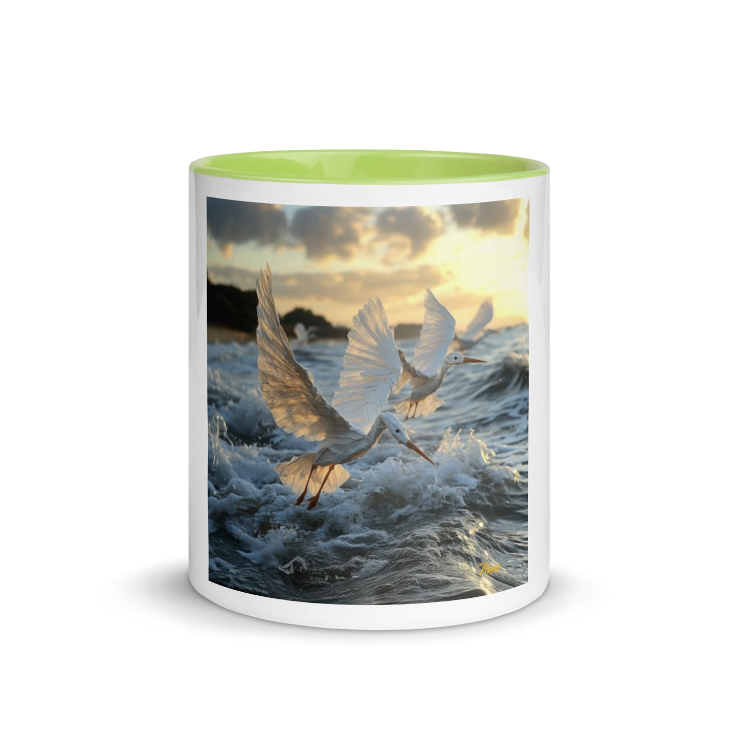 By The Seaside Series Print #10 - Mug with Color Inside