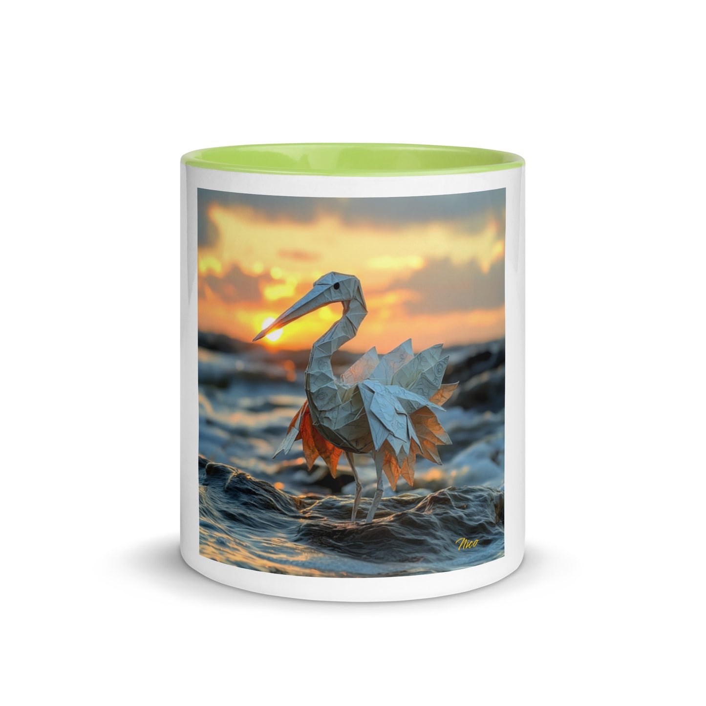 By The Seaside Series Print #1 - Mug with Color Inside