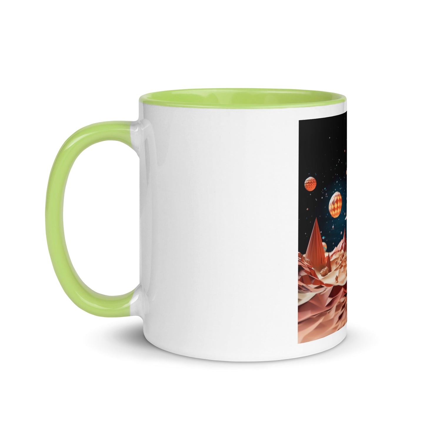 Elons' Dream Series Print #5 Mug with Color Inside