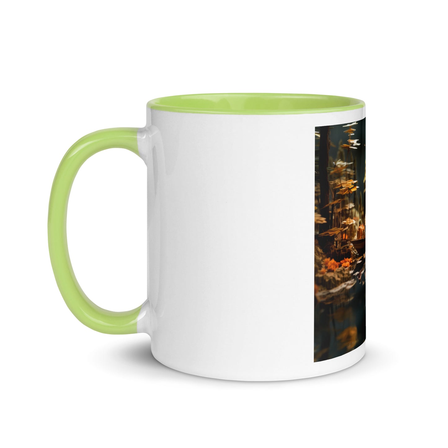 Born On A Bayou Print #10 Mug with Color Inside