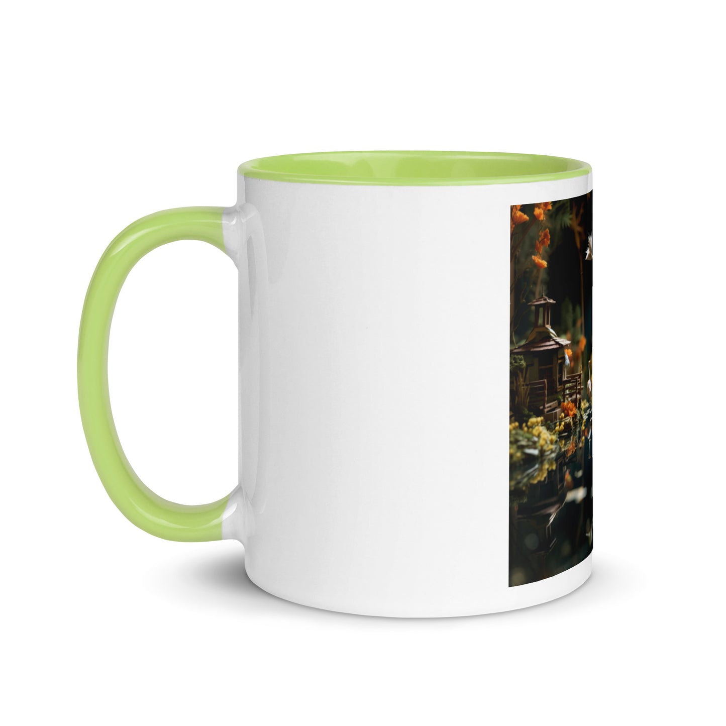 Born On A Bayou Print #6 Mug with Color Inside