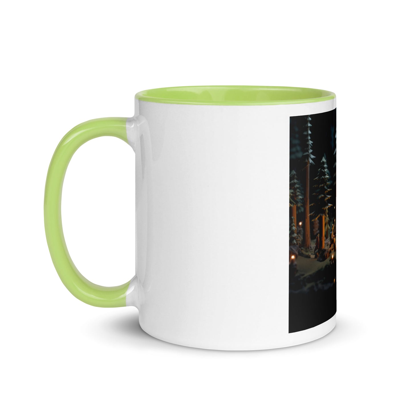 Under The Starry Skies Series Print #3 Mug with Color Inside