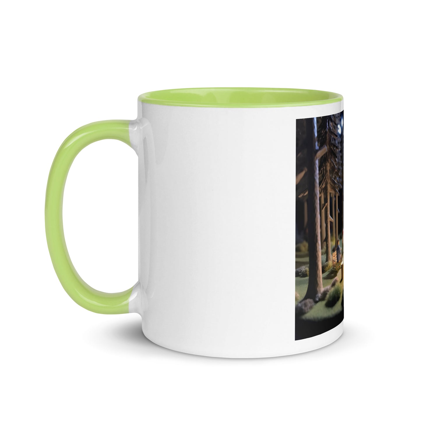 Under The Starry Skies Series Print #7 Mug with Color Inside