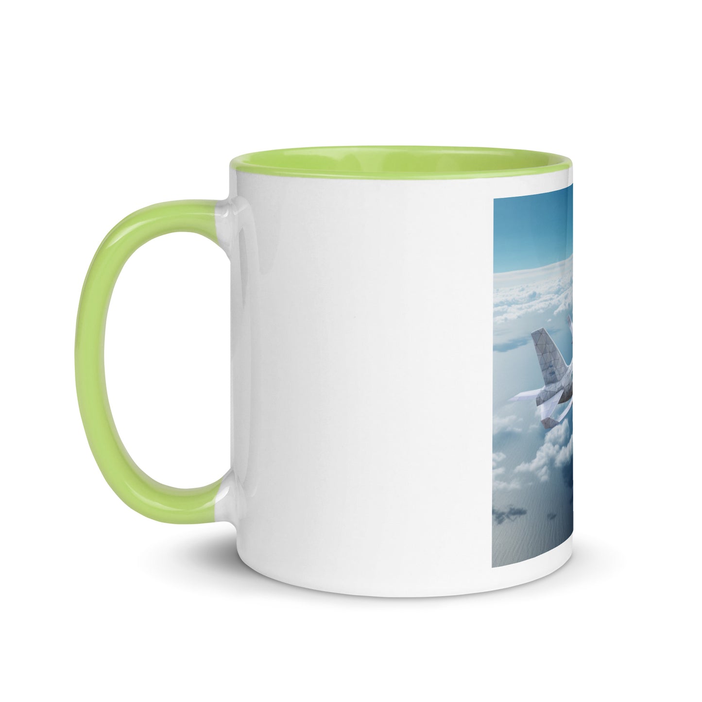 Frequent Flyer Miles Series Print #3 Mug with Color Inside