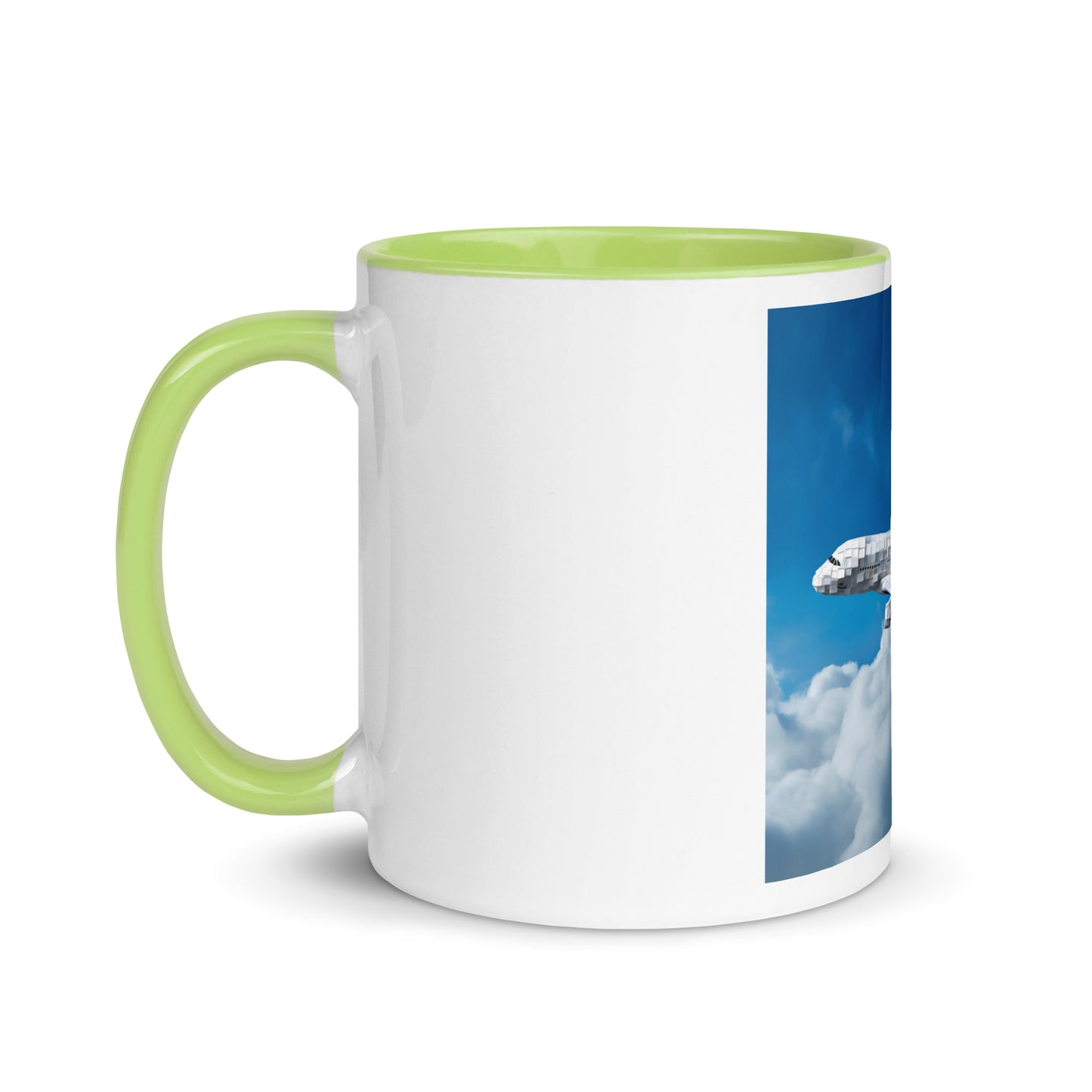 Frequent Flyer Miles Series Print #5 Mug with Color Inside