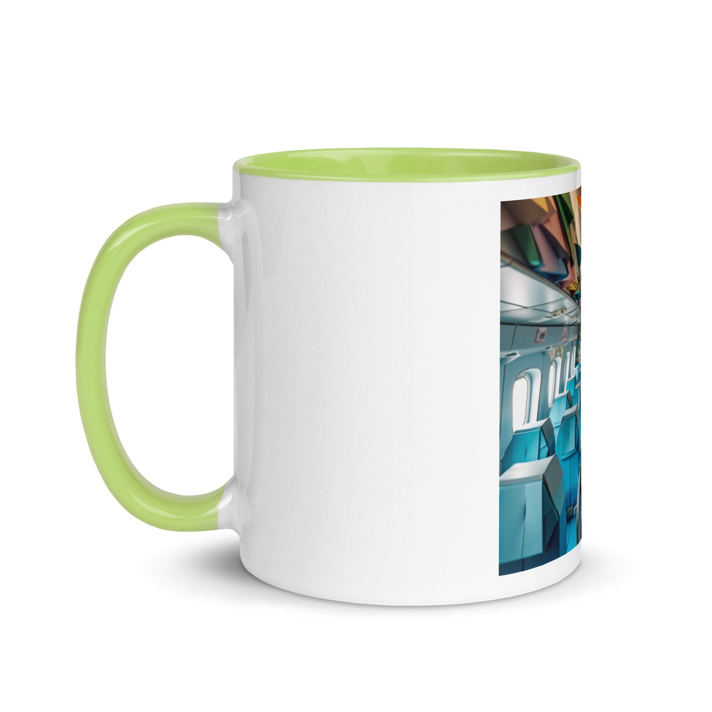 Frequent Flyer Miles Series Print #6 Mug with Color Inside