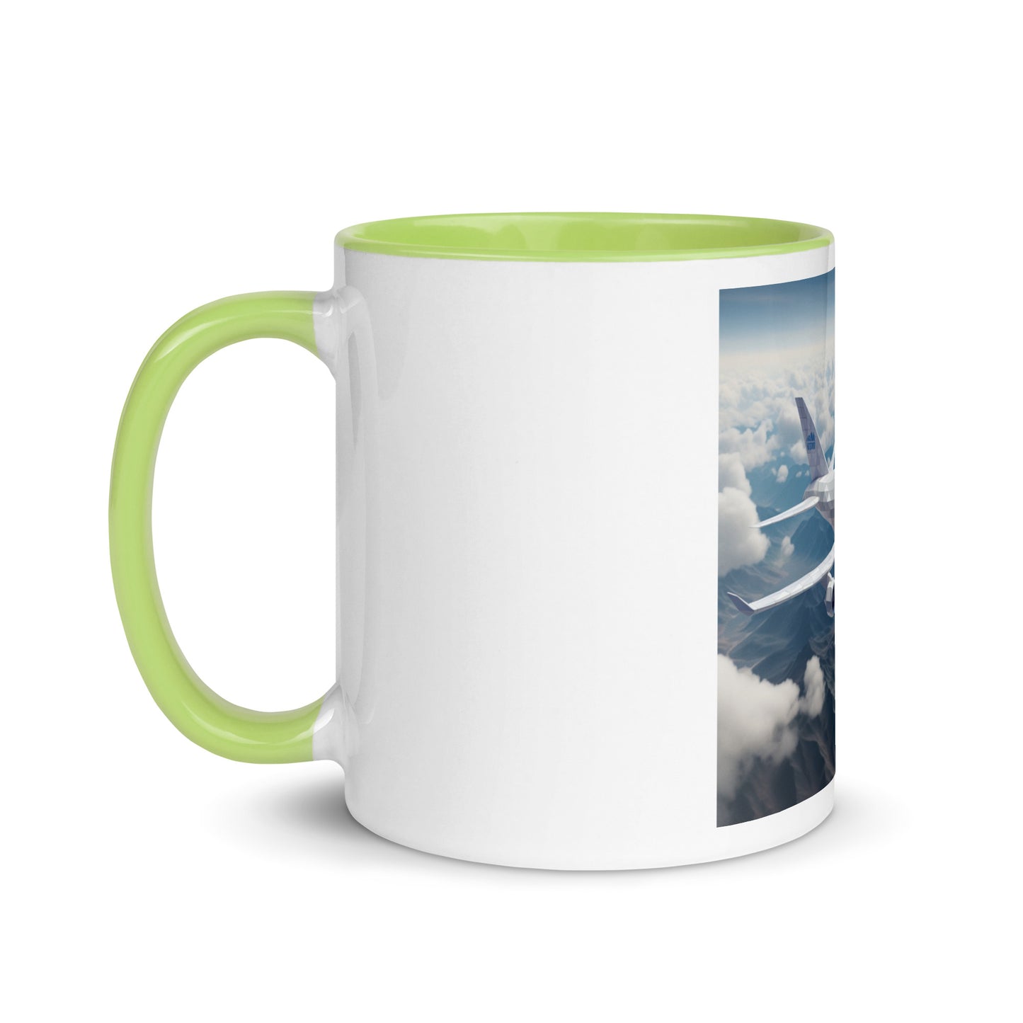 Frequent Flyer Miles Series Print #7 Mug with Color Inside