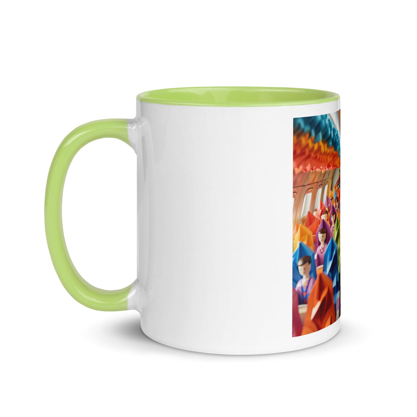 Frequent Flyer Miles Series Print #8 Mug with Color Inside